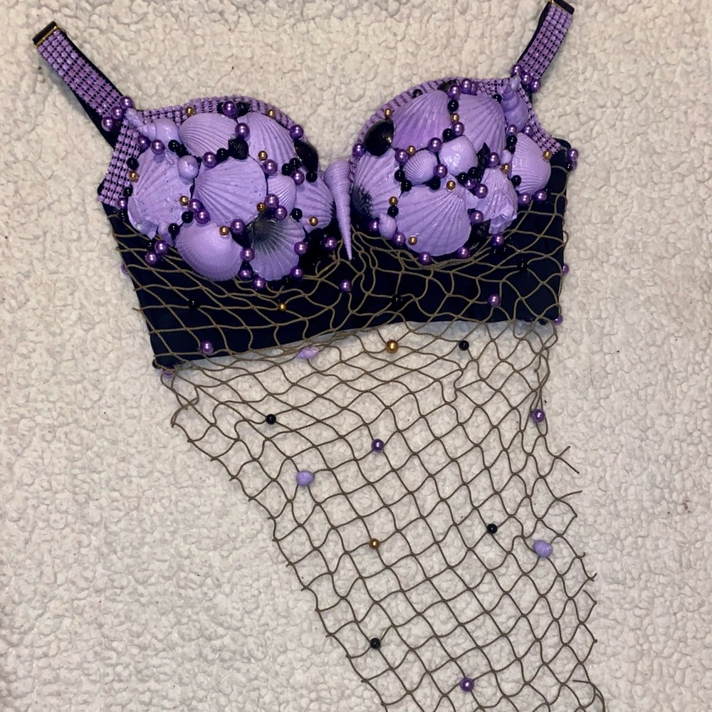Purple Mermaid Bra